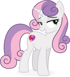 Size: 6043x6670 | Tagged: safe, artist:kojibiose, derpibooru import, sweetie belle, pony, unicorn, g4, absurd resolution, cute, diasweetes, female, horn, mare, older, older sweetie belle, simple background, solo, transparent background