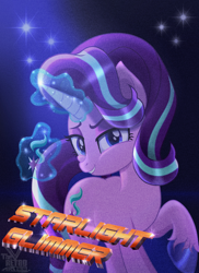 Size: 1994x2740 | Tagged: safe, artist:theretroart88, derpibooru import, starlight glimmer, pony, unicorn, g4, horn, leg fluff, looking at you