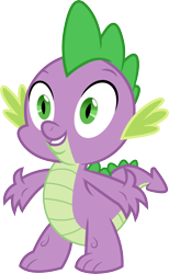 Size: 3000x4872 | Tagged: safe, artist:cloudy glow, derpibooru import, spike, dragon, g4, spike at your service, .ai available, male, simple background, solo, transparent background, vector