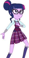 Size: 1246x2520 | Tagged: safe, derpibooru import, edit, edited screencap, editor:homersimpson1983, screencap, sci-twi, twilight sparkle, human, equestria girls, friendship games, g4, background removed, clothes, crystal prep academy uniform, female, glasses, necktie, not a vector, school tie, school uniform, schoolgirl, simple background, skirt, solo, transparent background