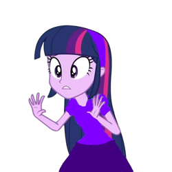 Size: 500x499 | Tagged: artist needed, safe, derpibooru import, edit, screencap, twilight sparkle, equestria girls, g4, shocked, simple background, solo, transparent background