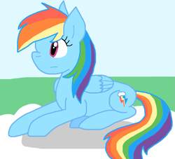 Size: 849x772 | Tagged: safe, artist:cmara, derpibooru import, rainbow dash, pegasus, g4, female, solo