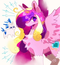 Size: 1236x1328 | Tagged: safe, artist:brookiiegold, derpibooru import, princess cadance, shining armor, alicorn, pony, unicorn, g4, chest fluff, clothes, duo, duo male and female, eye clipping through hair, eyebrows, eyebrows visible through hair, female, heart, heart eyes, horn, husband and wife, male, mare, married couple, meme, shiningcadance, shipping, simple background, spread wings, stockings, straight, the bride and the ugly ass groom, thigh highs, white background, wingding eyes, wings