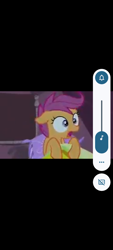 Size: 720x1600 | Tagged: safe, derpibooru import, edit, edited screencap, screencap, scootaloo, pegasus, pony, g4, sleepless in ponyville, awake, female, filly, foal, open mouth, solo, tent