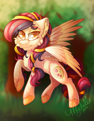 Size: 900x1165 | Tagged: safe, artist:mychelle, derpibooru import, oc, oc:cherry justice, pegasus, pony, female, mare, solo