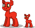Size: 115x92 | Tagged: safe, derpibooru import, pony, missing cutie mark, pixel art, pony town, redesign, simple background, upscaled, white background