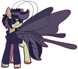 Size: 1121x999 | Tagged: safe, artist:brainiac, derpibooru import, oc, oc only, oc:shotglass, breezie, fallout equestria, fallout equestria:all things unequal (pathfinder), female, mare, simple background, solo, transparent background