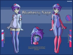 Size: 2500x1875 | Tagged: safe, artist:devillustart, derpibooru import, oc, oc:blueberry sage(fireverse), human, equestria girls, g4, boots, clothes, fireheart76's latex suit design, gloves, humanized, humanized oc, latex, latex boots, latex gloves, latex suit, nurse outfit, prisoners of the moon, rubber, rubber gloves, rubber suit, shoes