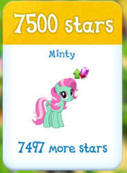 Size: 508x689 | Tagged: safe, derpibooru import, minty, earth pony, pony, g3, g4, cute, g3 to g4, game screencap, gameloft, generation leap, mintabetes, minty (g4), official, solo