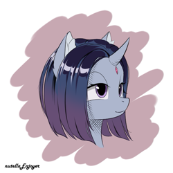 Size: 727x727 | Tagged: safe, artist:nutellaenjoyer, derpibooru import, pony, dc comics, ponified, raven (dc comics), solo, species swap, teen titans