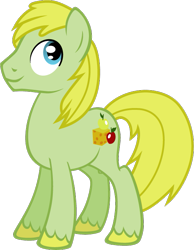 Size: 543x701 | Tagged: safe, artist:cloudy glow, derpibooru import, wensley, earth pony, pony, g4, apple family member, male, simple background, solo, stallion, transparent background, unshorn fetlocks, vector