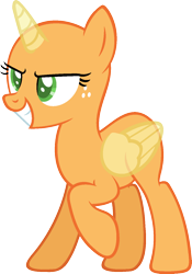 Size: 718x1024 | Tagged: safe, artist:pegasski, derpibooru import, applejack, oc, oc only, earth pony, pony, g4, base, earth pony oc, female, freckles, frown, raised hoof, raised leg, simple background, smiling, solo, transparent background, walking