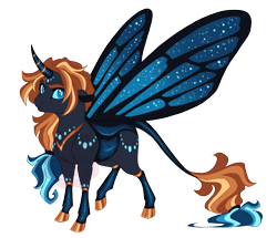 Size: 3600x3100 | Tagged: safe, artist:gigason, derpibooru import, oc, oc:blue wing, changepony, hybrid, simple background, solo, transparent background