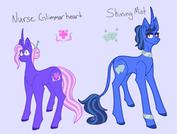 Size: 3371x2546 | Tagged: safe, artist:laughingfranki, derpibooru import, oc, unicorn, digital art, horn, reference sheet