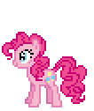 Size: 106x126 | Tagged: safe, artist:deathpwny, derpibooru import, pinkie pie, earth pony, g4, animated, bouncing, cute, desktop ponies, diapinkes, female, gif, mare, pixel art, simple background, solo, sprite, transparent background