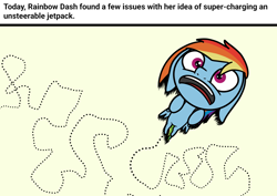 Size: 2048x1448 | Tagged: safe, artist:ewoudcponies, derpibooru import, rainbow dash, pegasus, pony, female, jetpack, solo