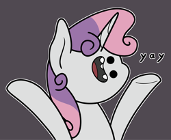 Size: 2048x1676 | Tagged: safe, artist:ewoudcponies, derpibooru import, sweetie belle, pony, unicorn, female, gray background, horn, simple background, solo