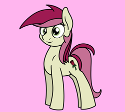 Size: 2048x1824 | Tagged: safe, artist:ewoudcponies, derpibooru import, roseluck, earth pony, pony, female, pink background, simple background, solo