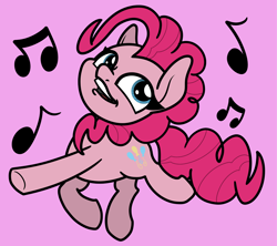 Size: 2048x1815 | Tagged: safe, artist:ewoudcponies, derpibooru import, pinkie pie, earth pony, pony, female, pink background, simple background, solo