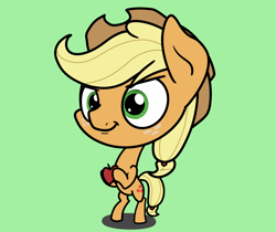 Size: 2048x1723 | Tagged: safe, artist:ewoudcponies, derpibooru import, applejack, earth pony, pony, female, green background, simple background, solo