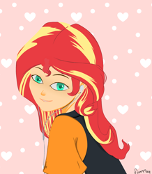 Size: 1788x2048 | Tagged: safe, artist:film77asq, derpibooru import, sunset shimmer, equestria girls, g4, female, smiling, solo