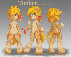 Size: 2560x2048 | Tagged: safe, artist:ruby, derpibooru import, oc, oc only, earth pony, pony, semi-anthro, high res, male, reference sheet, shaman, solo, stallion, tribal markings