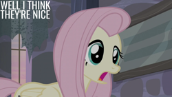 Size: 2000x1125 | Tagged: safe, derpibooru import, edit, edited screencap, editor:quoterific, screencap, fluttershy, the cutie map, solo