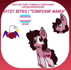 Size: 1738x1720 | Tagged: safe, artist:bloodiebitez, derpibooru import, oc, oc only, oc:ditzy bites, bat, fruit bat, pony, undead, vampire, vampony, reference sheet