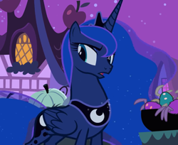 Size: 1984x1620 | Tagged: safe, derpibooru import, screencap, princess luna, alicorn, pony, g4, luna eclipsed, concave belly, folded wings, open mouth, slender, solo, thin, wings