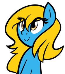 Size: 761x856 | Tagged: safe, artist:furrgroup, derpibooru import, oc, oc only, oc:internet explorer, earth pony, pony, ask internet explorer, browser ponies, female, internet explorer, mare, simple background, solo, white background