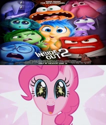 Size: 1948x2294 | Tagged: safe, derpibooru import, editor:questphillips, pinkie pie, g4, anger (inside out), anxiety (inside out), disgust (inside out), disney, emotions, excited, fear (inside out), joy (inside out), pixar, poster, sadness (inside out)