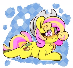 Size: 2112x1964 | Tagged: source needed, safe, artist:lou, derpibooru import, oc, oc only, pony, female, lying down, mare, prone