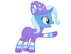 Size: 2974x2269 | Tagged: safe, artist:lizzmcclin, derpibooru import, trixie, unicorn, g4, animal costume, bunny costume, bunny ears, clothes, costume, female, hat, horn, simple background, solo, transparent background, trixie's hat
