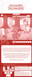 Size: 1000x2402 | Tagged: safe, artist:vavacung, derpibooru import, oc, oc:hybrid, oc:king rex, dragon, hybrid, timber wolf, comic:the adventure logs of young queen, comic, female, male, sweet apple acres, timber dragon