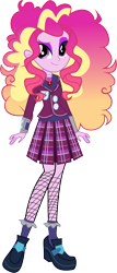 Size: 3540x8303 | Tagged: safe, artist:shootingstarsentry, derpibooru import, oc, oc only, oc:mera melody, equestria girls, g4, absurd resolution, clothes, crystal prep academy uniform, magical lesbian spawn, offspring, parent:adagio dazzle, parent:gloriosa daisy, school uniform, simple background, solo, transparent background