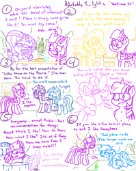 Size: 4779x6013 | Tagged: safe, artist:adorkabletwilightandfriends, derpibooru import, amethyst star, fluttershy, minuette, pinkie pie, rainbow dash, rarity, sparkler, spike, twilight sparkle, twilight sparkle (alicorn), alicorn, comic:adorkable twilight and friends, adorkable, adorkable twilight, alcohol, bedroom, bottle, bread, cabinet, comic, creepy, creepy smile, cup, cute, dork, exercise, food, friendship, humor, lying down, mug, push-ups, relatable, relationship, restaurant, sidewalk, sitting, slice of life, smiling, suggestion, tongue, tongue out, window, wine, wine bottle, wing-ups