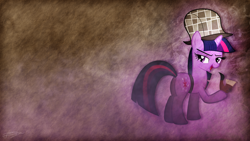 Size: 1920x1080 | Tagged: safe, artist:jamey4, derpibooru import, twilight sparkle, unicorn twilight, pony, unicorn, g4, mmmystery on the friendship express, 2012, deerstalker, detective, hat, horn, pipe, sherlock holmes, sherlock sparkle, solo