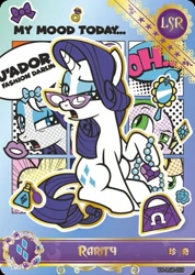 Size: 849x1192 | Tagged: safe, derpibooru import, rarity, series:卡游辉月四, g4, card, kayou, merchandise, my little pony logo, official, text, trading card