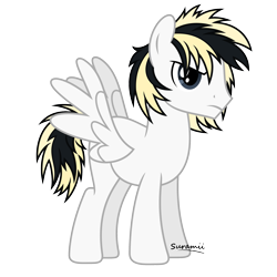 Size: 2449x2449 | Tagged: safe, artist:suramii, derpibooru import, oc, oc:ray day, pegasus, pony, male, simple background, solo, stallion, transparent background