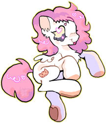 Size: 500x563 | Tagged: safe, artist:larvaecandy, derpibooru import, oc, oc only, oc:sink, pegasus, pony, :p, blush scribble, blushing, chest fluff, colored eyebrows, colored hooves, commission, ear fluff, ears, flying, heart, heart eyebrows, heart eyes, hoof heart, long mane, nonbinary, pegasus oc, pink eyes, pink mane, pink tail, profile, purple sclera, raised hooves, raised leg, shiny mane, shiny tail, simple background, small wings, smiling, solo, spread wings, tail, tongue, tongue out, transparent background, underhoof, white coat, wingding eyes, wings, ych result