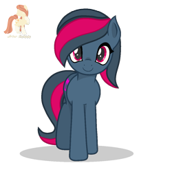 Size: 1000x1000 | Tagged: safe, artist:r4hucksake, derpibooru import, oc, oc only, oc:neon blacktop, earth pony, pony, female, mare, simple background, solo, transparent background