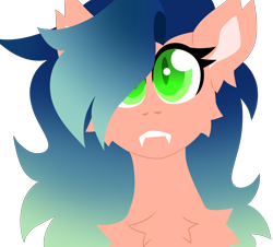 Size: 6648x6000 | Tagged: safe, artist:crazysketch101, derpibooru import, oc, oc only, oc:misty, bat pony, pony, fangs, lineless, simple background, solo, transparent background