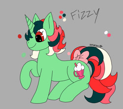 Size: 948x843 | Tagged: safe, artist:grenadesong95, derpibooru import, fizzy, unicorn, g1, g4, g1 to g4, generation leap, horn