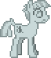 Size: 74x84 | Tagged: safe, artist:jaye, derpibooru import, mudbriar, earth pony, pony, desktop ponies, male, petrification, pixel art, rockbriar, simple background, sprite, stallion, transparent background