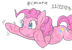 Size: 923x650 | Tagged: safe, artist:cmara, derpibooru import, pinkie pie, earth pony, g4, female, solo