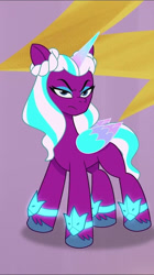Size: 404x720 | Tagged: safe, screencap, opaline arcana, pony, my little pony: tell your tale, solo