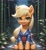 Size: 2048x2208 | Tagged: safe, ai content, derpibooru import, generator:pony diffusion v6 xl, generator:stable diffusion, machine learning generated, applejack, earth pony, pony, g4, bamboo, clothes, cute, ear fluff, ears, female, forest background, jackabetes, japanese, kimono (clothing), lidded eyes, looking at you, mare, on ground, outdoors, prompt in description, prompter:ramprover, rain, sitting, smiling, smiling at you, solo, wet