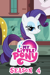 Size: 876x1314 | Tagged: artist needed, source needed, safe, derpibooru import, edit, rarity, unicorn, g4, season 4, horn, logo, logo edit, manehattan, solo