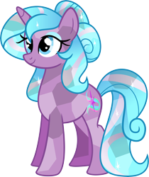 Size: 6240x7414 | Tagged: safe, artist:shootingstarsentry, derpibooru import, oc, oc:bliss, crystal pony, pony, unicorn, absurd resolution, crystal unicorn, female, mare, solo