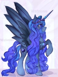 Size: 968x1280 | Tagged: safe, artist:wainnee, derpibooru import, oc, unicorn, horn, solo